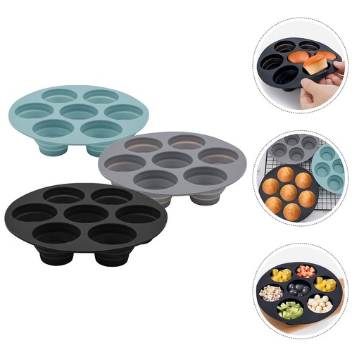 3pcs silicone cupcake baking - silicone,