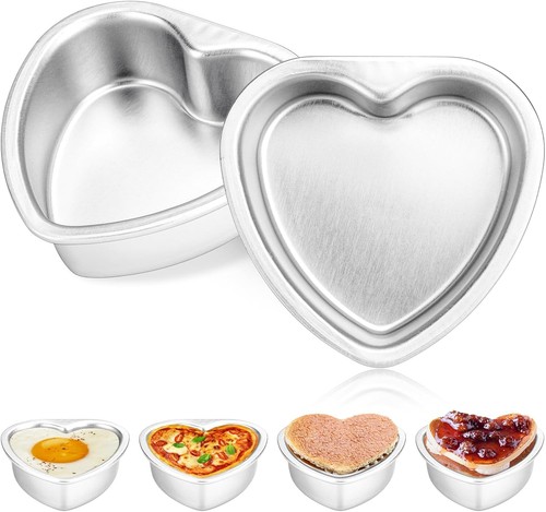 Pcs heart cake - 2, moulds
